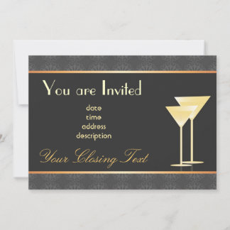 Tarjeta de Invitación Elegante