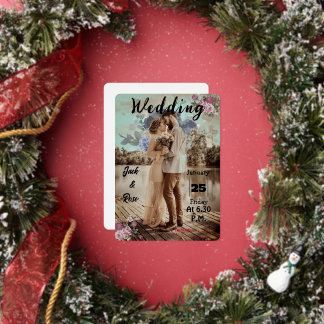 Tarjeta de invitación elegante