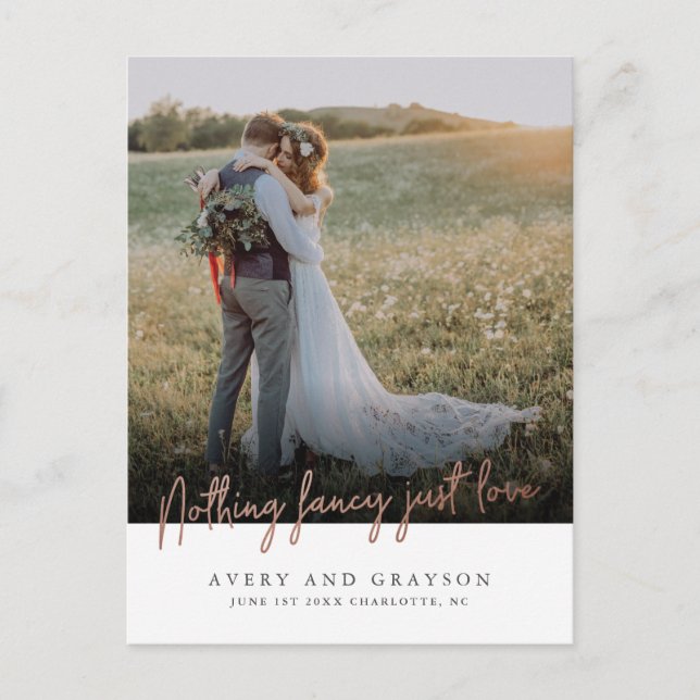 Tarjeta de Invitación Elopement (Anverso)