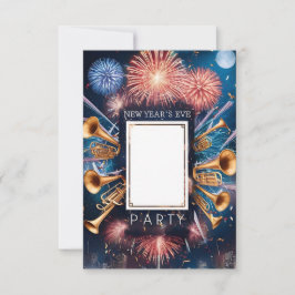 Tarjeta de Invitación en Blanco para Fiesta de Noc