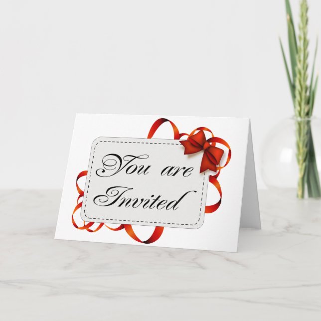 Tarjeta de invitación >> Está invitado (Anverso)