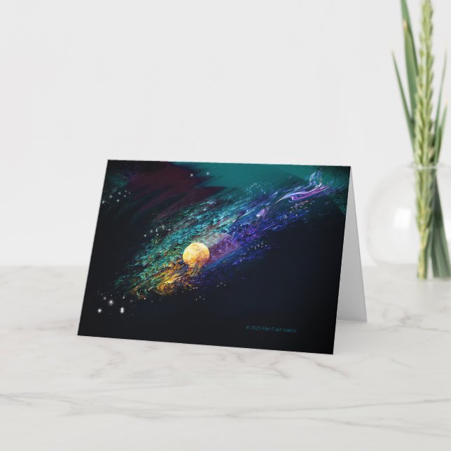 Tarjeta de Invitación "Fiery Moon #2" (Anverso)