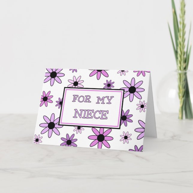 Tarjeta de Invitación Florista Sobrina Flores Mora (Anverso)
