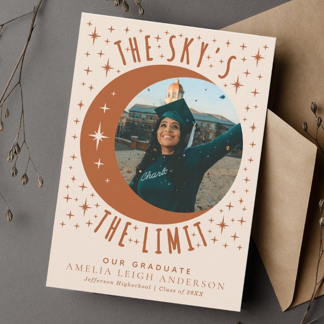 Tarjeta de Invitación fotográfica de graduación de (Subido por el creador)