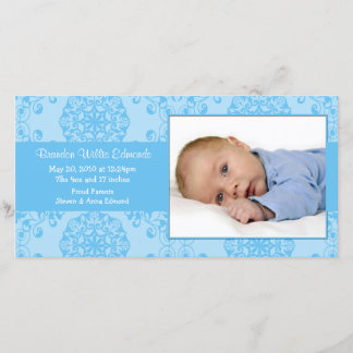 Tarjeta de Invitación fotográfica de recién nacido