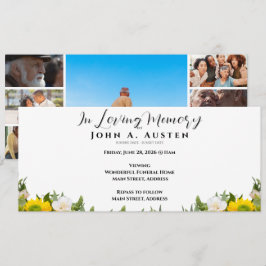 Tarjeta de invitación funeraria personalizado - Ta