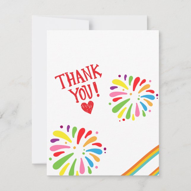 Tarjeta de invitación gracias (Anverso)