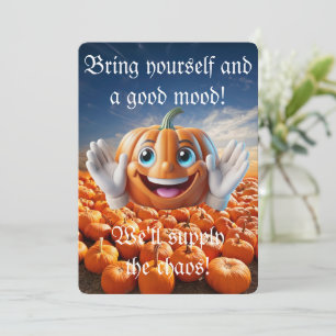 Tarjeta de invitación Helloween