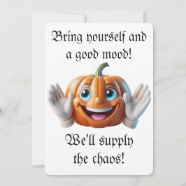 Tarjeta de invitación Helloween