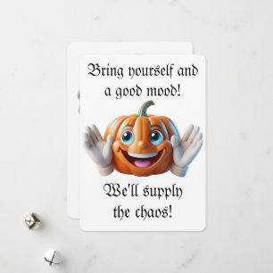 Tarjeta de invitación Helloween