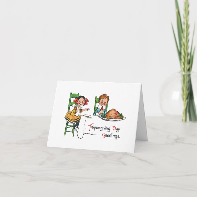 Tarjeta de Invitación Informal de Acción de Gracia (Anverso)
