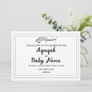 Tarjeta de invitación Instantánea Editable Neutral