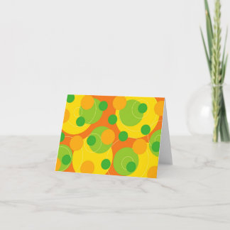 Tarjeta de invitación/Invitación de puntos de cítr