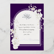 Tarjeta de invitación islámica de plata Ramadan Ka