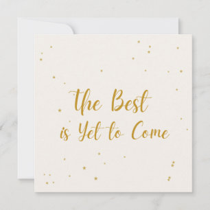 Tarjeta de invitación Lo mejor está por venir