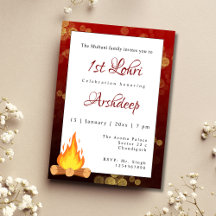 Tarjeta de invitación Lohri Invitación a Lohri