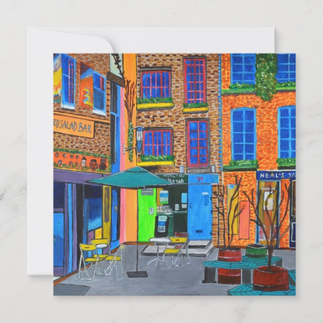 tarjeta de invitación London Roseberry   (Anverso)