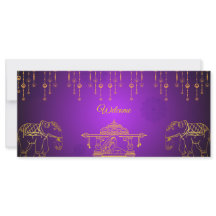 Tarjeta de invitación Mehndi