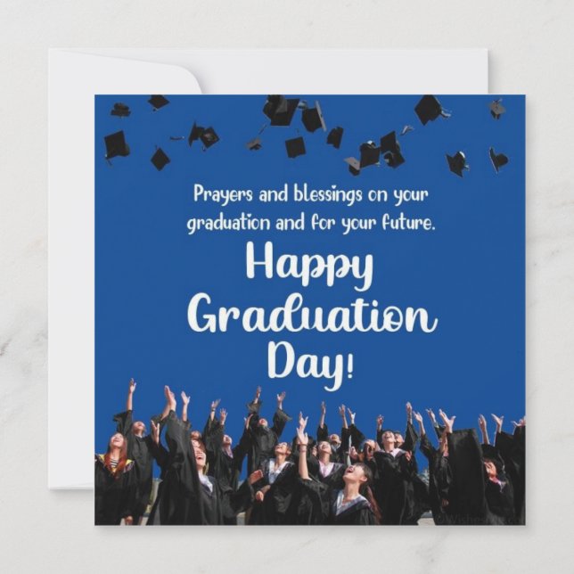 tarjeta de invitación memorable para el Día de Gra (Reverso)