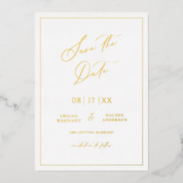 Tarjeta de invitación moderna para guardar la fech