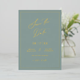 Tarjeta de invitación moderna para guardar la fech