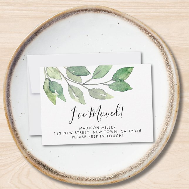 Tarjeta de Invitación móvil botánica que he movido (Subido por el creador)