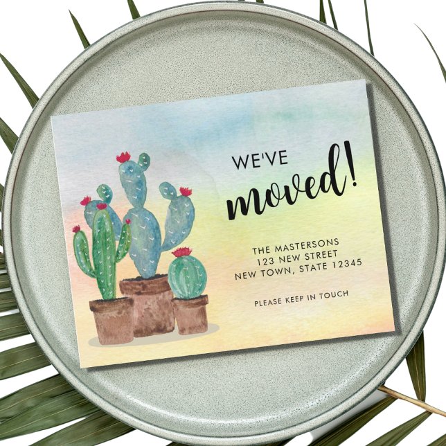 Tarjeta de Invitación móvil Cacti de presupuesto (Subido por el creador)