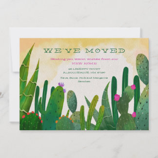 Tarjeta de Invitación móvil Cacti Garden