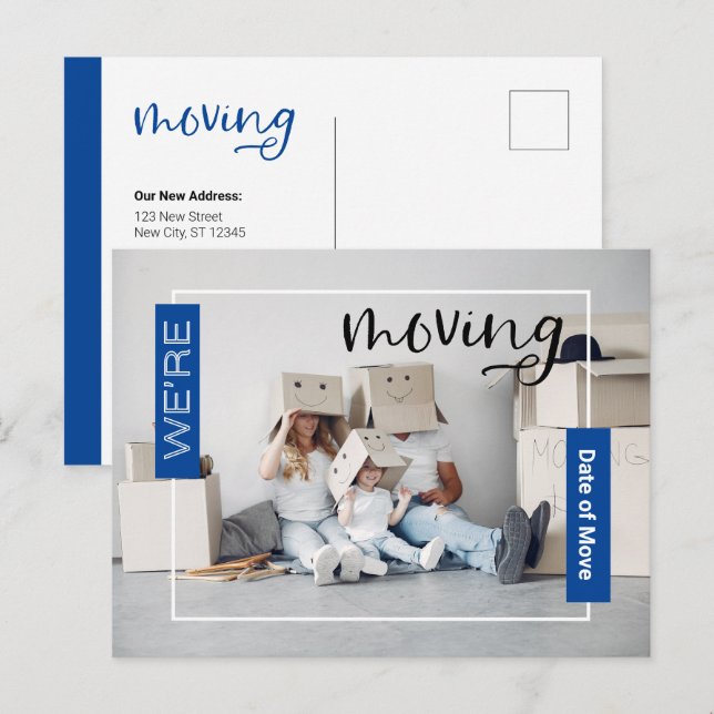 Tarjeta de Invitación móvil de foto Personalizado  (Anverso / Reverso)