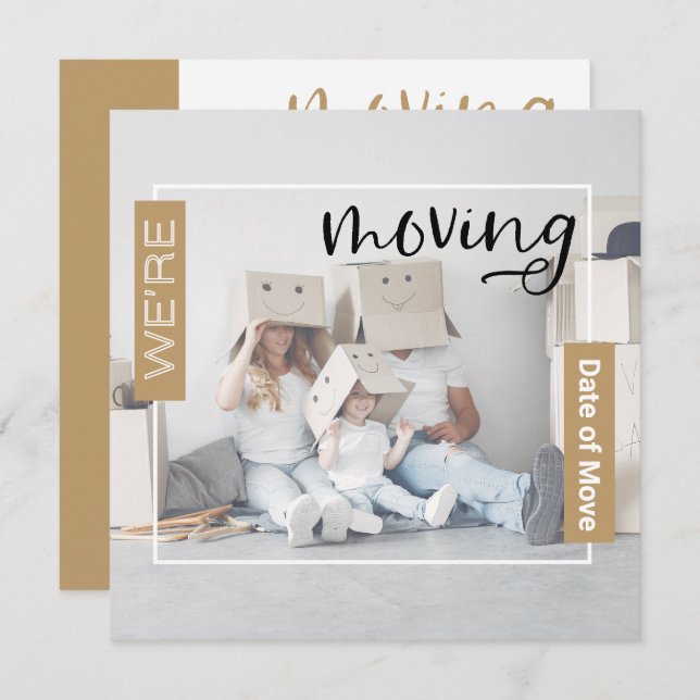 Tarjeta de Invitación móvil de fotos Personalizado (Anverso / Reverso)