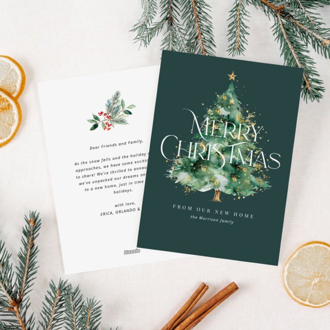 Tarjeta de invitación móvil del árbol de Navidad m (Subido por el creador)