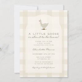 Tarjeta de Invitación Neutral para Baby Shower de