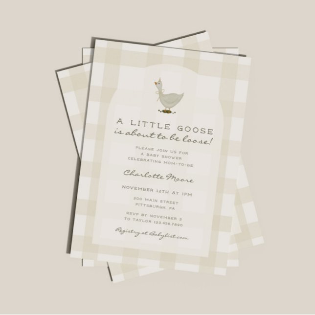 Tarjeta de Invitación Neutral para Baby Shower de  (Subido por el creador)