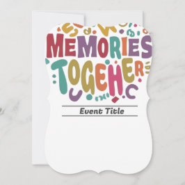 tarjeta de invitación, ocasión familiar