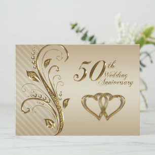 Tarjeta de invitación para aniversario de bodas nú