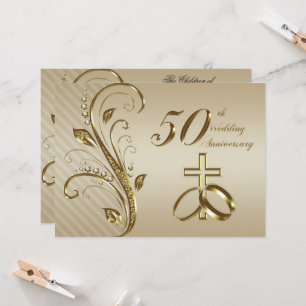 Tarjeta de invitación para aniversario de bodas nú