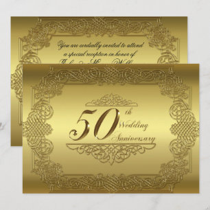 Tarjeta de invitación para aniversario de bodas nú