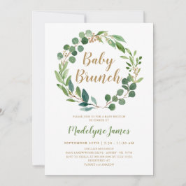 Tarjeta de invitación para Baby Brunch