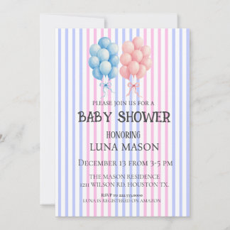 Tarjeta de Invitación para Baby Shower