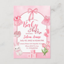 Tarjeta de Invitación para Baby Shower