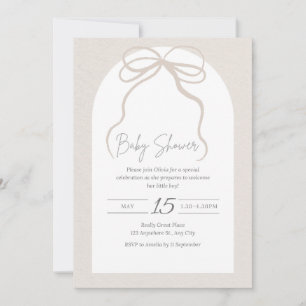 Tarjeta de invitación para baby shower