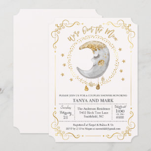 Tarjeta de Invitación para Baby Shower ANY COLOR -