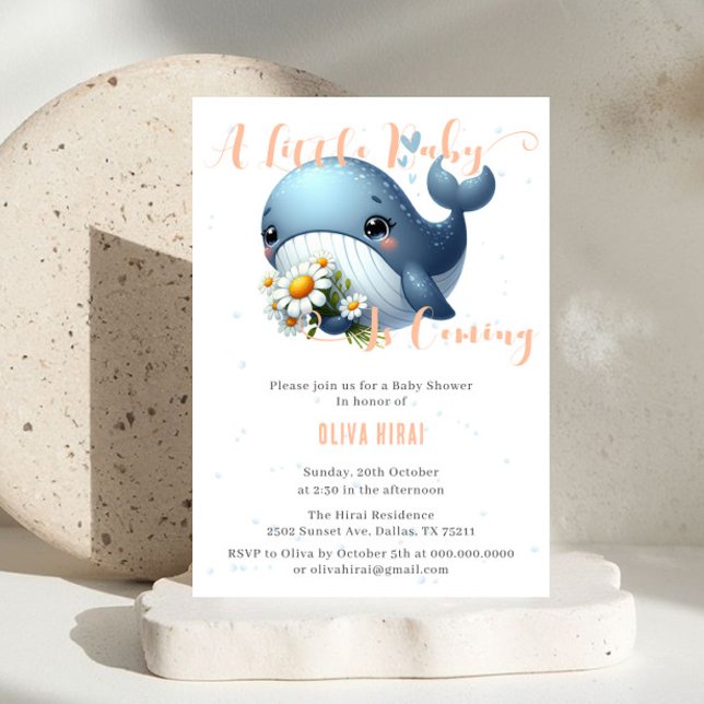 Tarjeta de Invitación para Baby Shower de Bebé Bal (Subido por el creador)