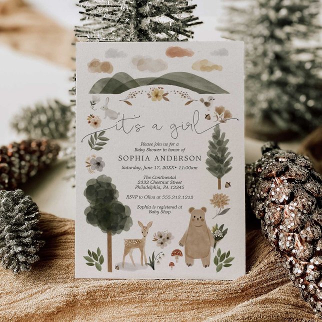 Tarjeta de invitación para Baby Shower de Boho Woo (Subido por el creador)