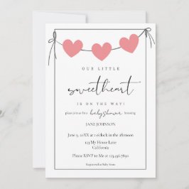Tarjeta de Invitación para Baby Shower de Nuestra 