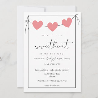 Tarjeta de Invitación para Baby Shower de Nuestra 
