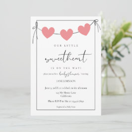 Tarjeta de Invitación para Baby Shower de Nuestra