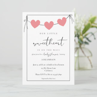 Tarjeta de Invitación para Baby Shower de Nuestra