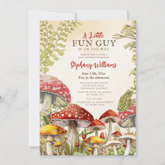 Tarjeta de Invitación para Baby Shower de un Chico
