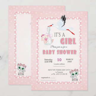 Tarjeta de Invitación para Baby Shower - ¡es una n